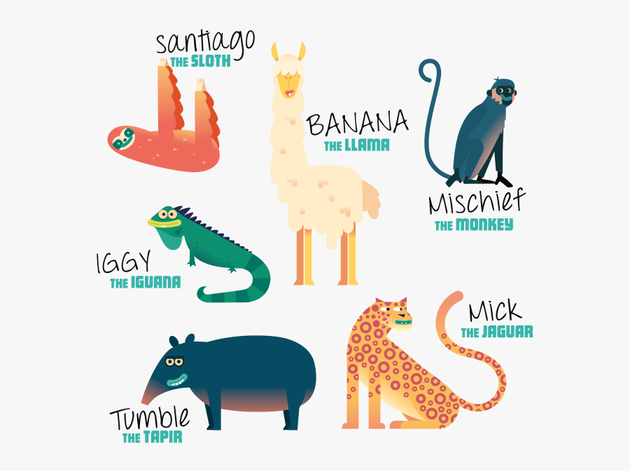 Las Iguanas Llama Card, Transparent Clipart