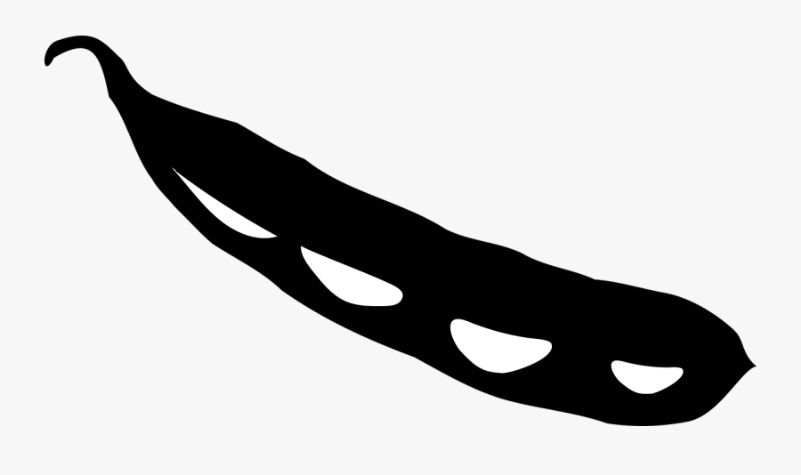 Soybean Vegetable Soy Free Picture - Soybean Pod Black And White, Transparent Clipart