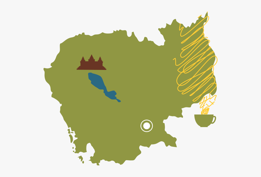 New Leaf Eatery Not For Profit Café And Restaurant - Capital Of Cambodia Map, Transparent Clipart