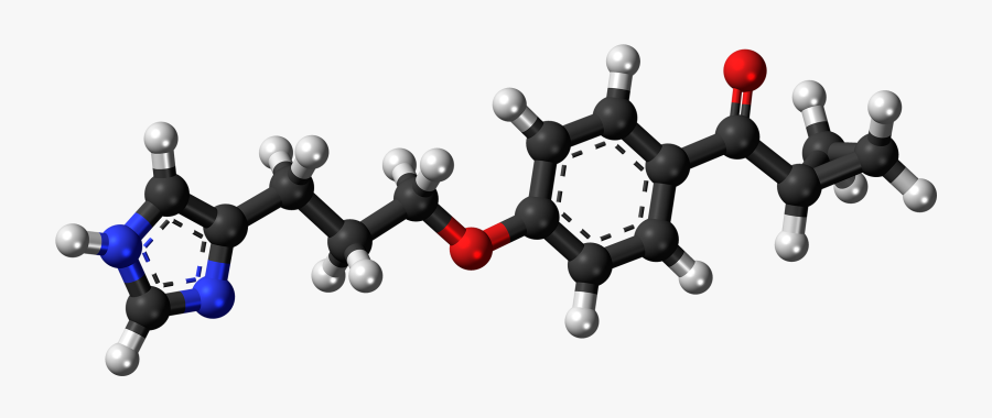 Clip Art File Ciproxifan Molecule Ball - Nucleic Acid 3d Model, Transparent Clipart