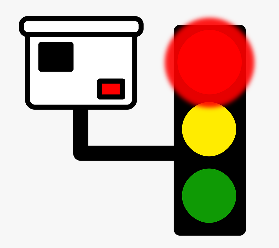Traffic Light Clipart Light Energy - Red Light Camera Icon, Transparent Clipart