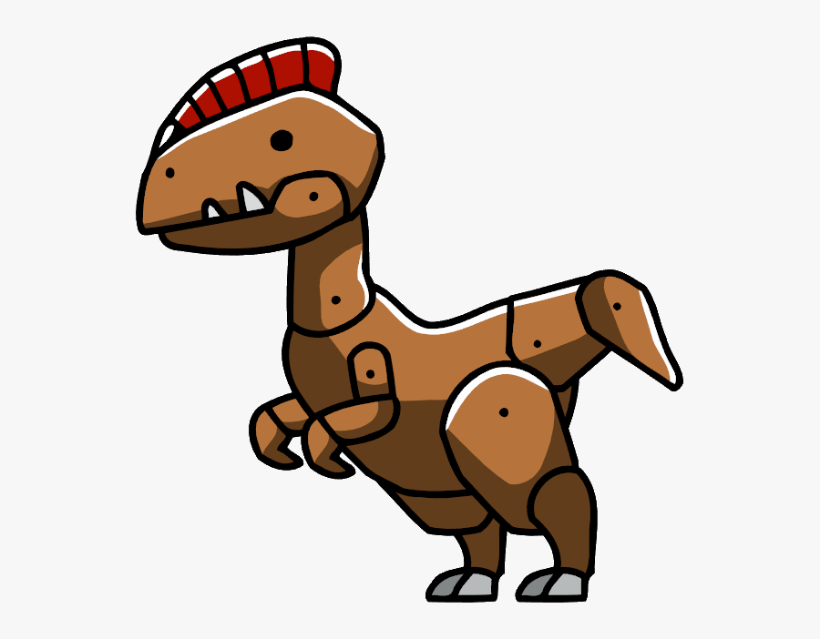 Scribblenauts Dilophosaurus - Dilophosaurus Scribblenauts, Transparent Clipart