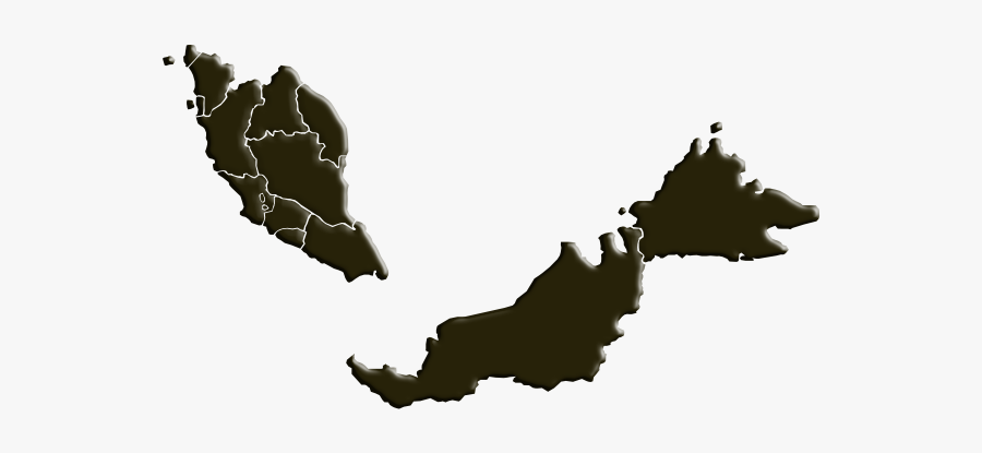 Malaysia Map Vector Png, Transparent Clipart