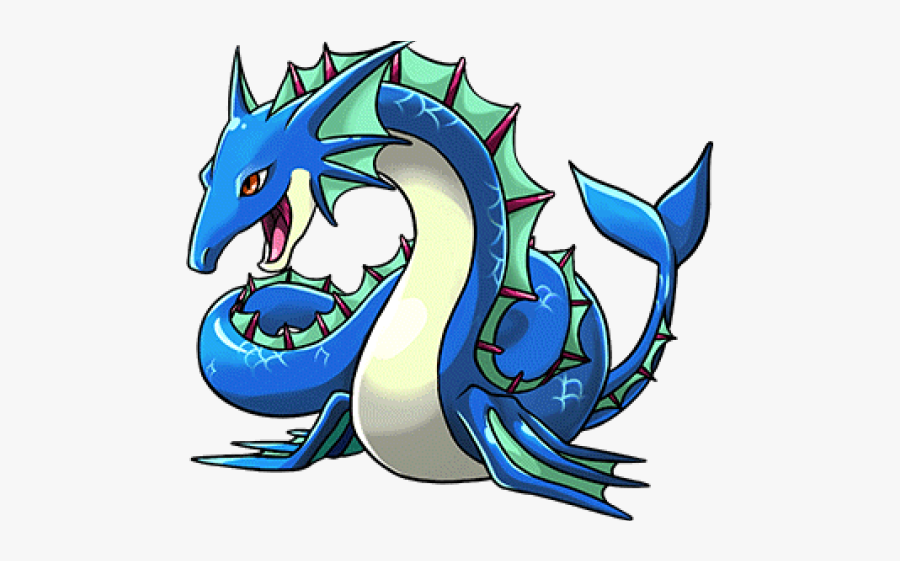 Cartoon Sea Serpent, Transparent Clipart