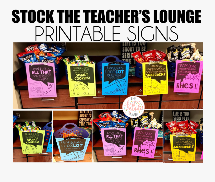 Treats For Teachers Lounge, Transparent Clipart