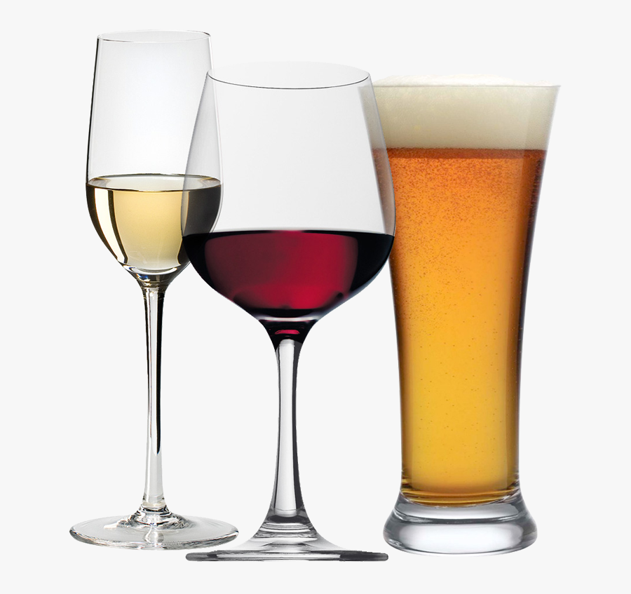 Transparent Beer And Wine Png - Red Wine White Wine Beer, Transparent Clipart