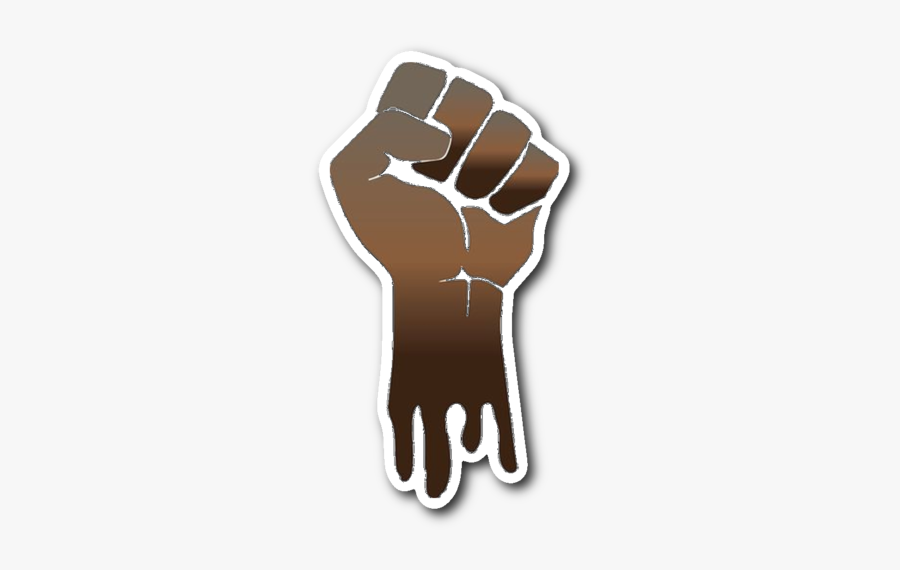 Black Power Fist Png, Transparent Clipart