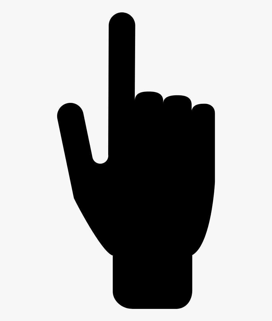 Forefinger Pointing Up Comments, Transparent Clipart
