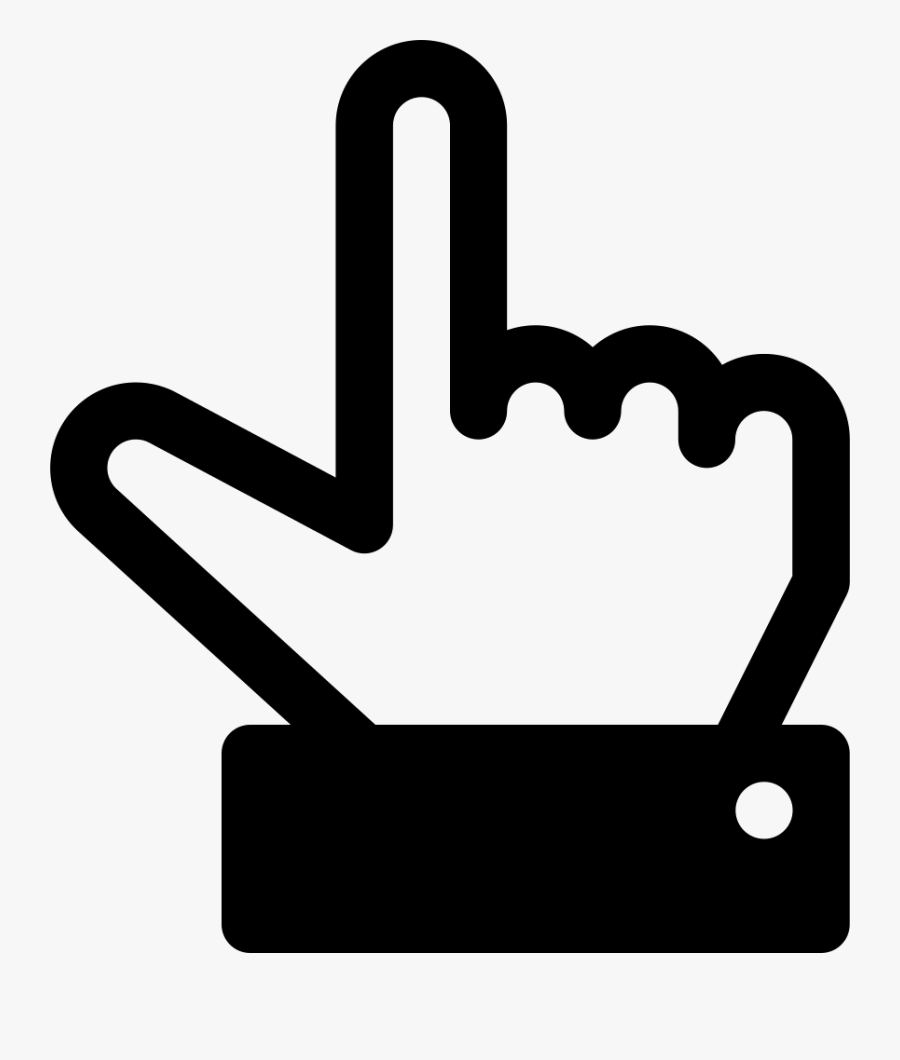 Point Up Svg Png - Free Direction Finger, Transparent Clipart