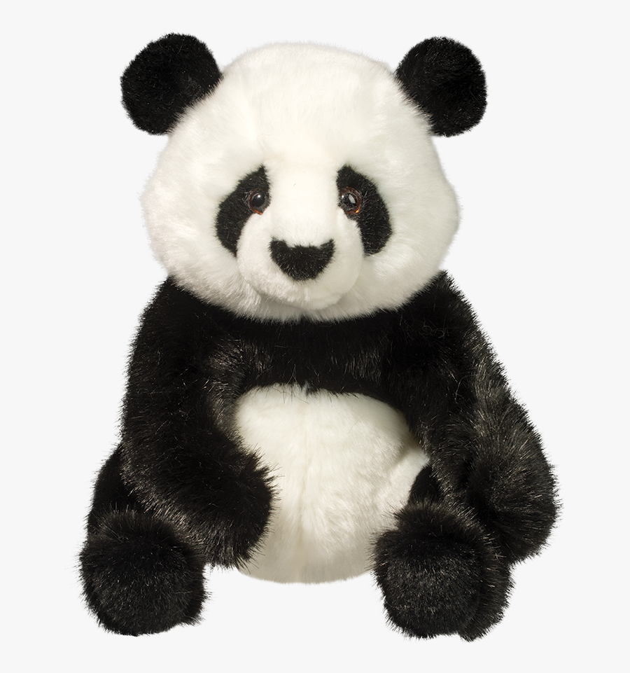 Stuffed Animal Png - Panda Sitting, Transparent Clipart
