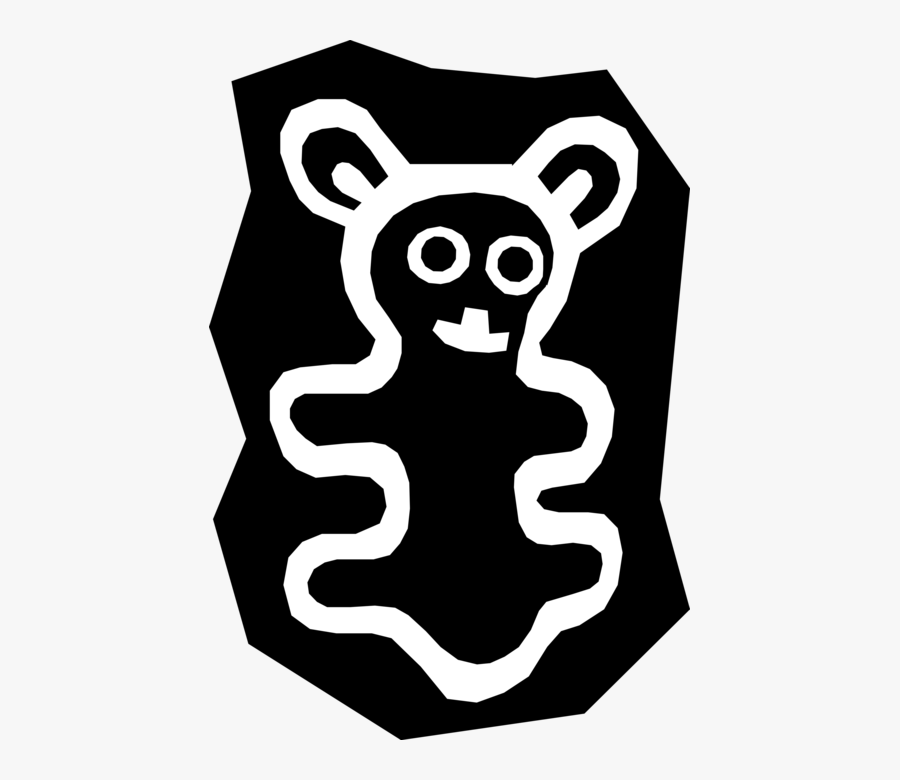 Transparent Teddy Bear Vector Png - Illustration, Transparent Clipart