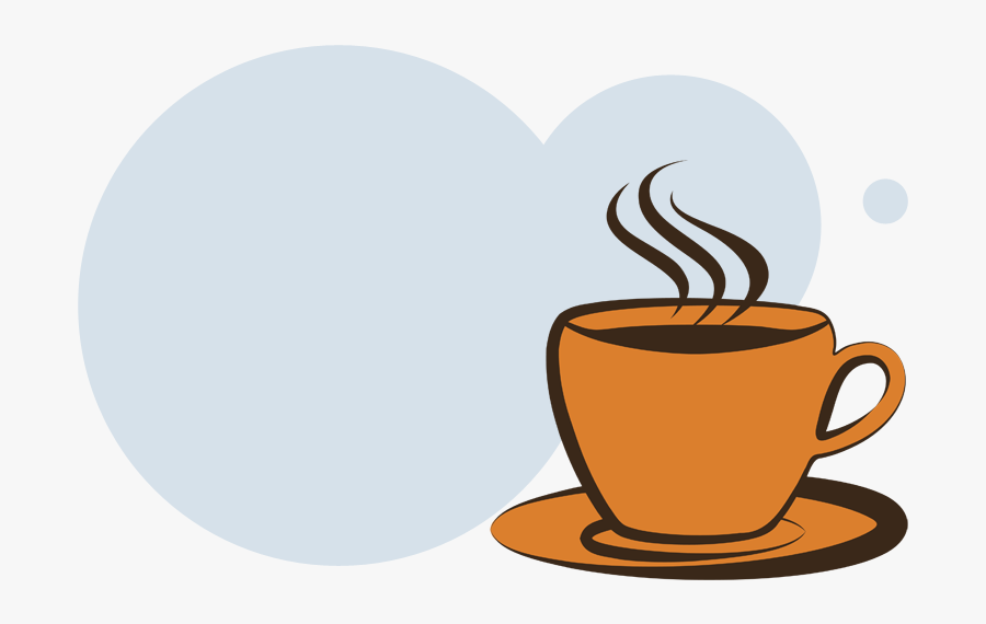 Big Cups Shower Curtain - Cup Of Coffee Clipart, Transparent Clipart