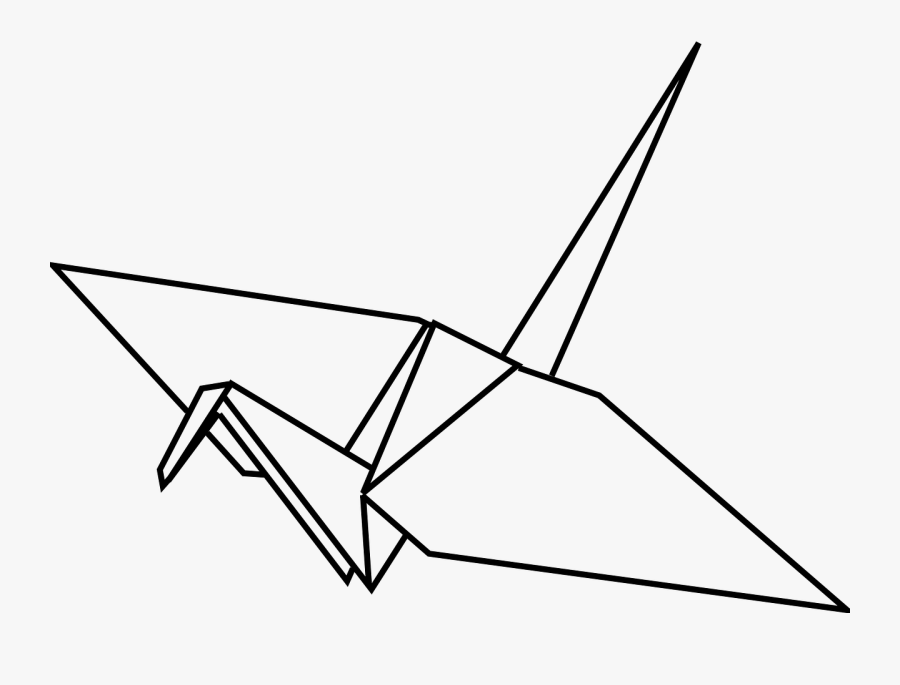Origami Folded Paper Swan Free Picture - Origami Crane Clip Art, Transparent Clipart