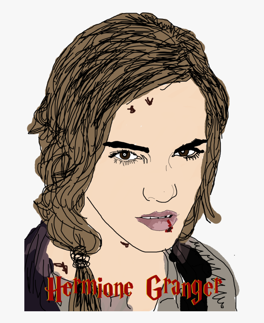 Collection Of Free Hermione Drawing Emma Watson Download - Illustration, Transparent Clipart