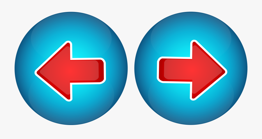 Right And Left Clipart - Right Left Arrow Icon, Transparent Clipart