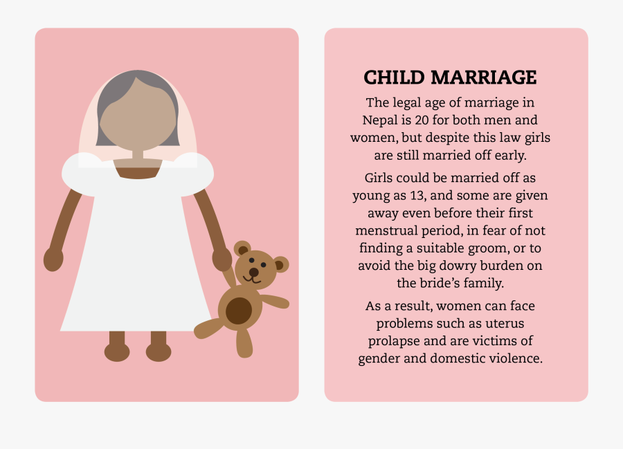 Child Marriage Vector, Transparent Clipart