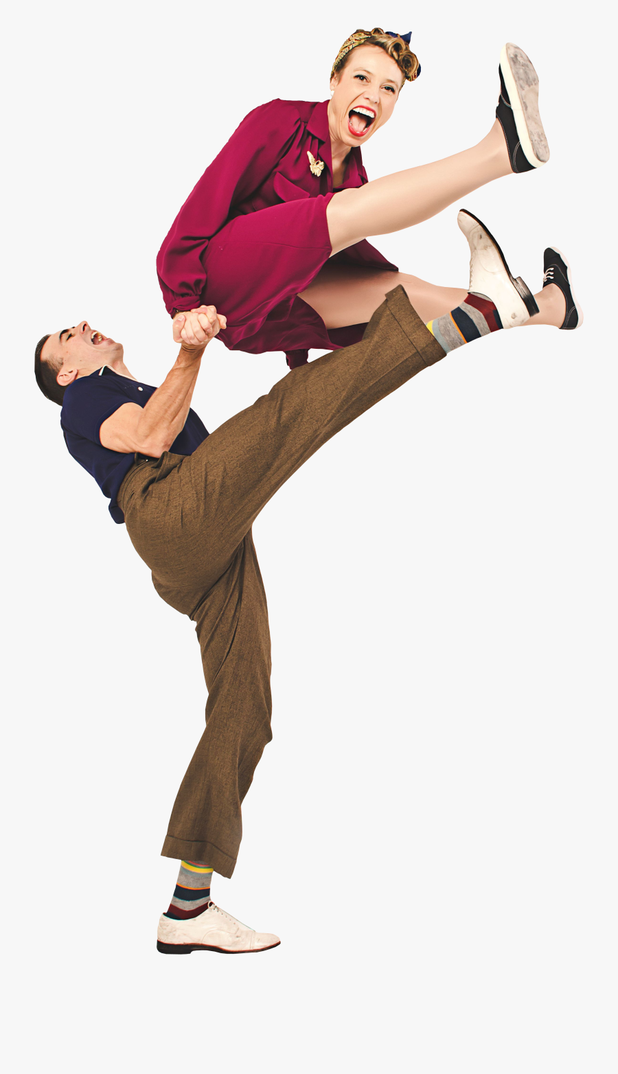 Swing Dancers Png, Transparent Clipart