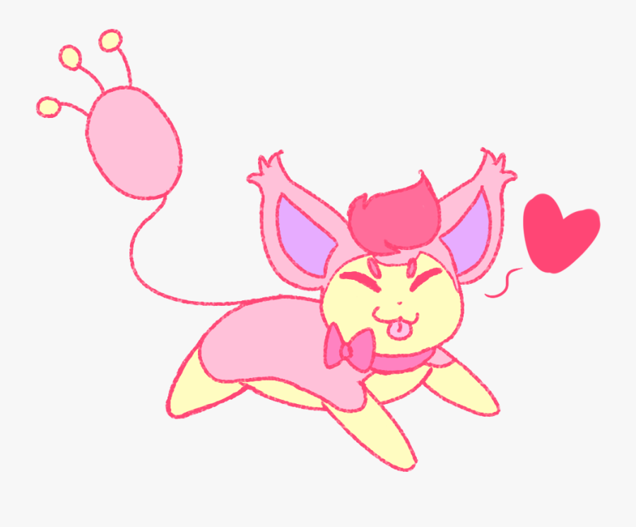 A Valentine Skitty For @ssilkenskittiess - Cartoon, Transparent Clipart