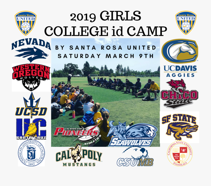 2019 Girls College Id Camp By Santa Rosa United Soccer - Crew, Transparent Clipart