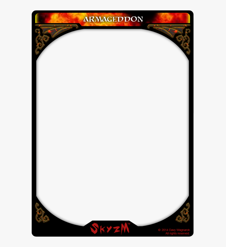 Card Template Png - Game Card Template Png, Transparent Clipart