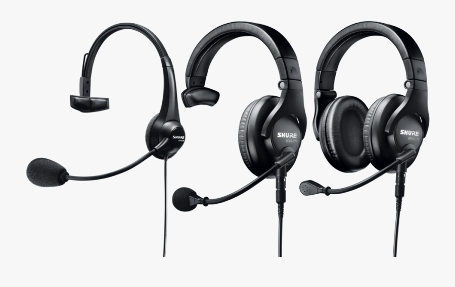 Headsets Png -headphones, Hd Png Download - Shure Brh440m, Transparent Clipart