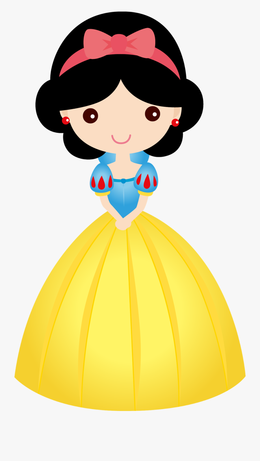 Disney Princes Babies Clip Art - Snow White Baby Cartoon, Transparent Clipart