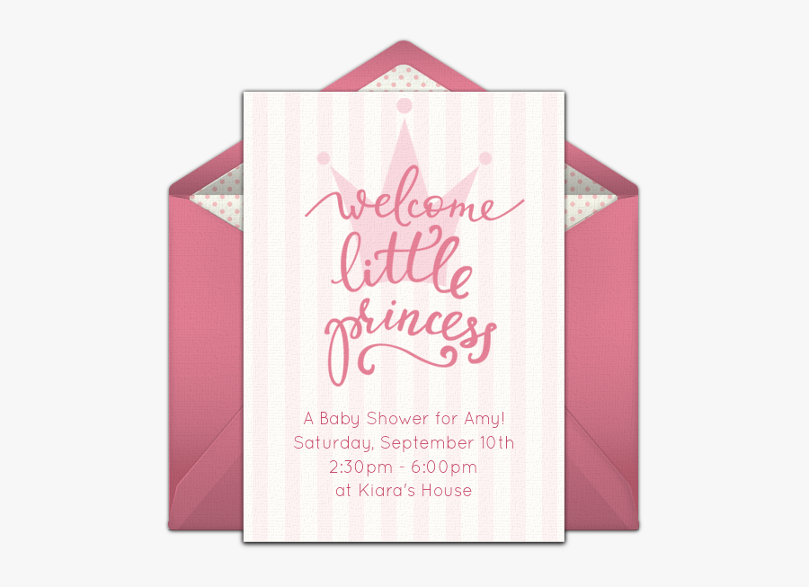 Clip Art Free Welcome Little Invitations - Party, Transparent Clipart