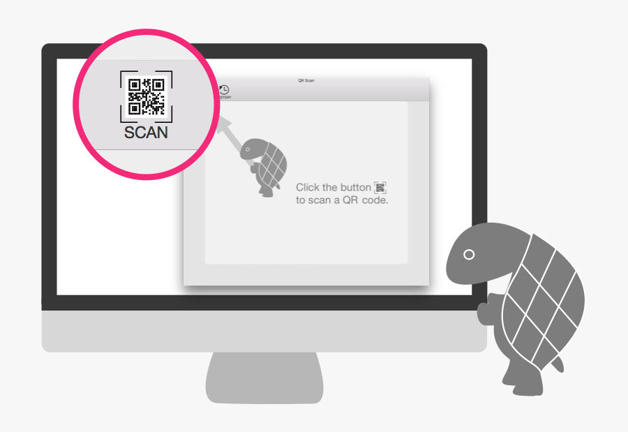 Click The "scan - Personal Computer, Transparent Clipart