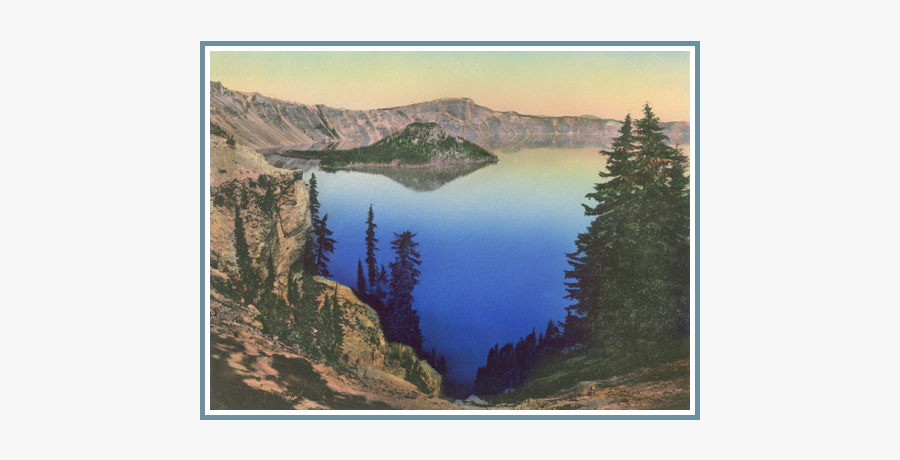 Clip Art Crater Historic Photos Of - Glacier National Park Kiser Prints, Transparent Clipart