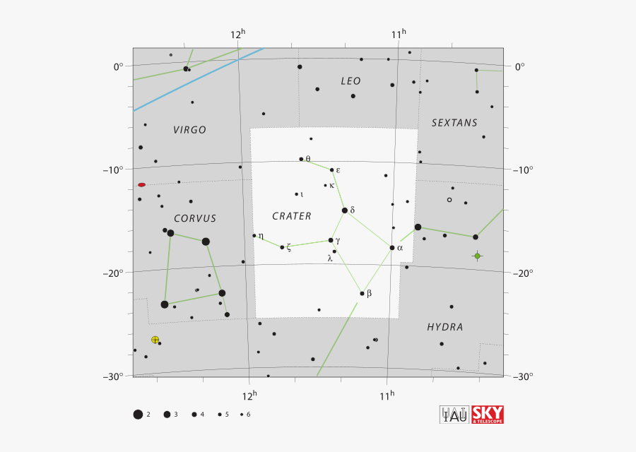 Constellations Drawing Crater - Serpens Caput Constellation, Transparent Clipart