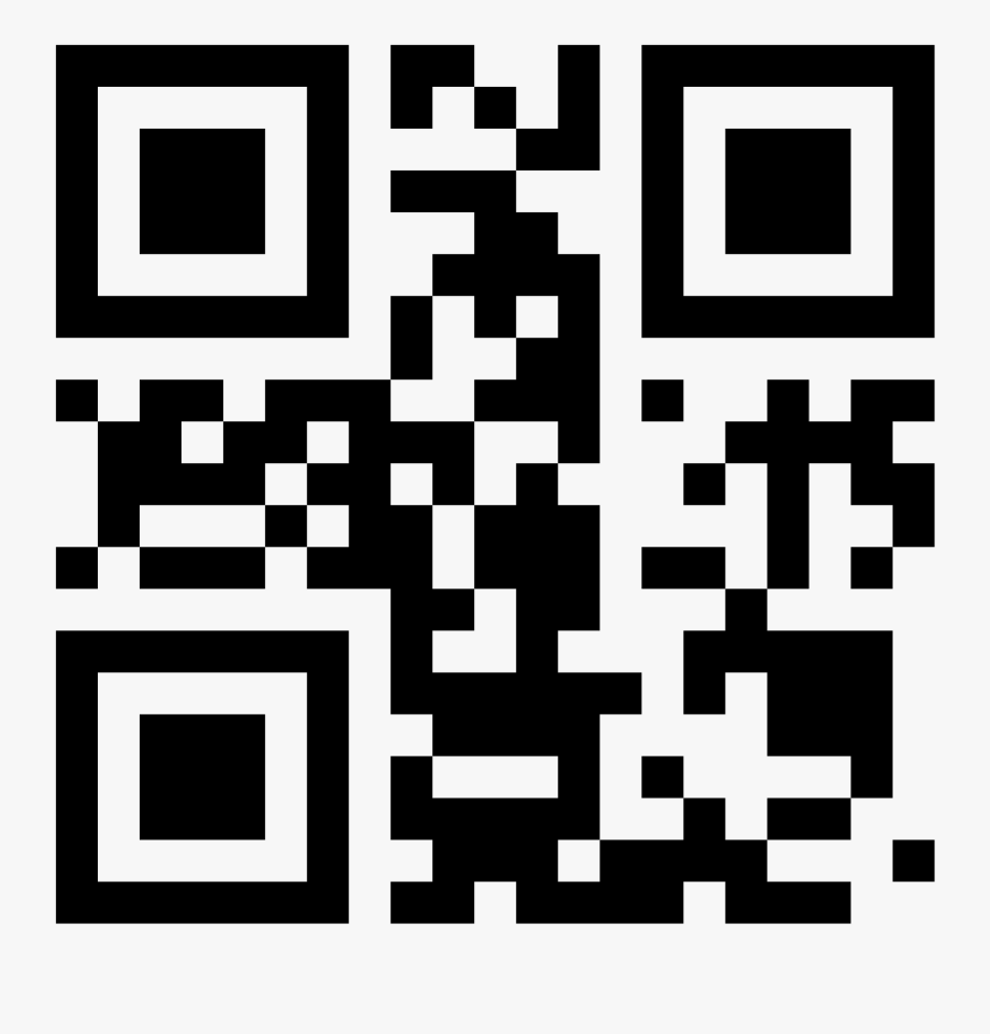 Social Media Icons On Business Card , Png Download - Qr Code Example ...