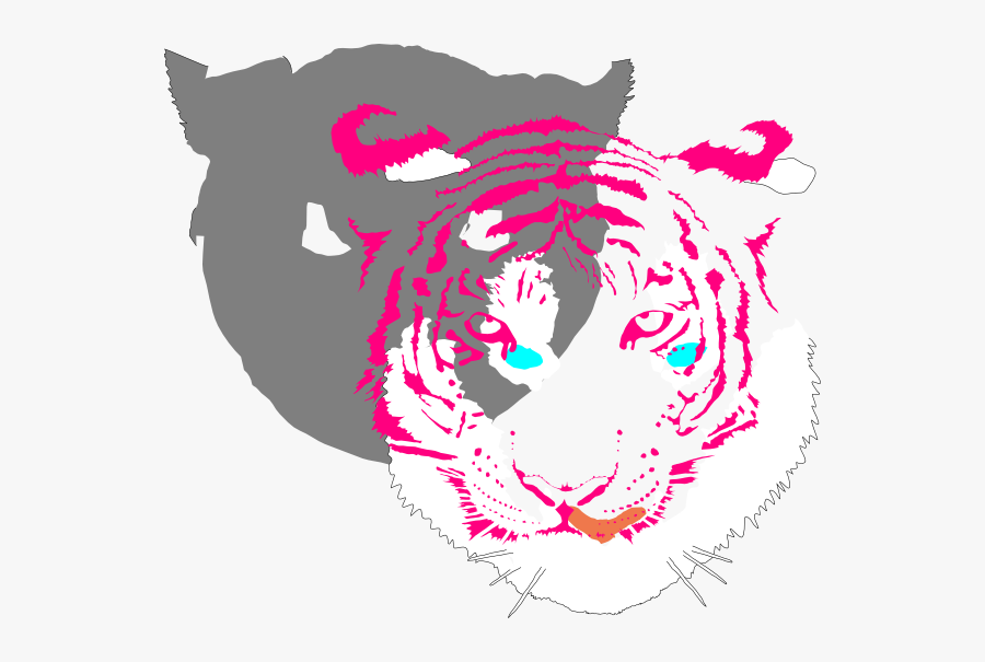 Transparent White Tiger Logo, Transparent Clipart