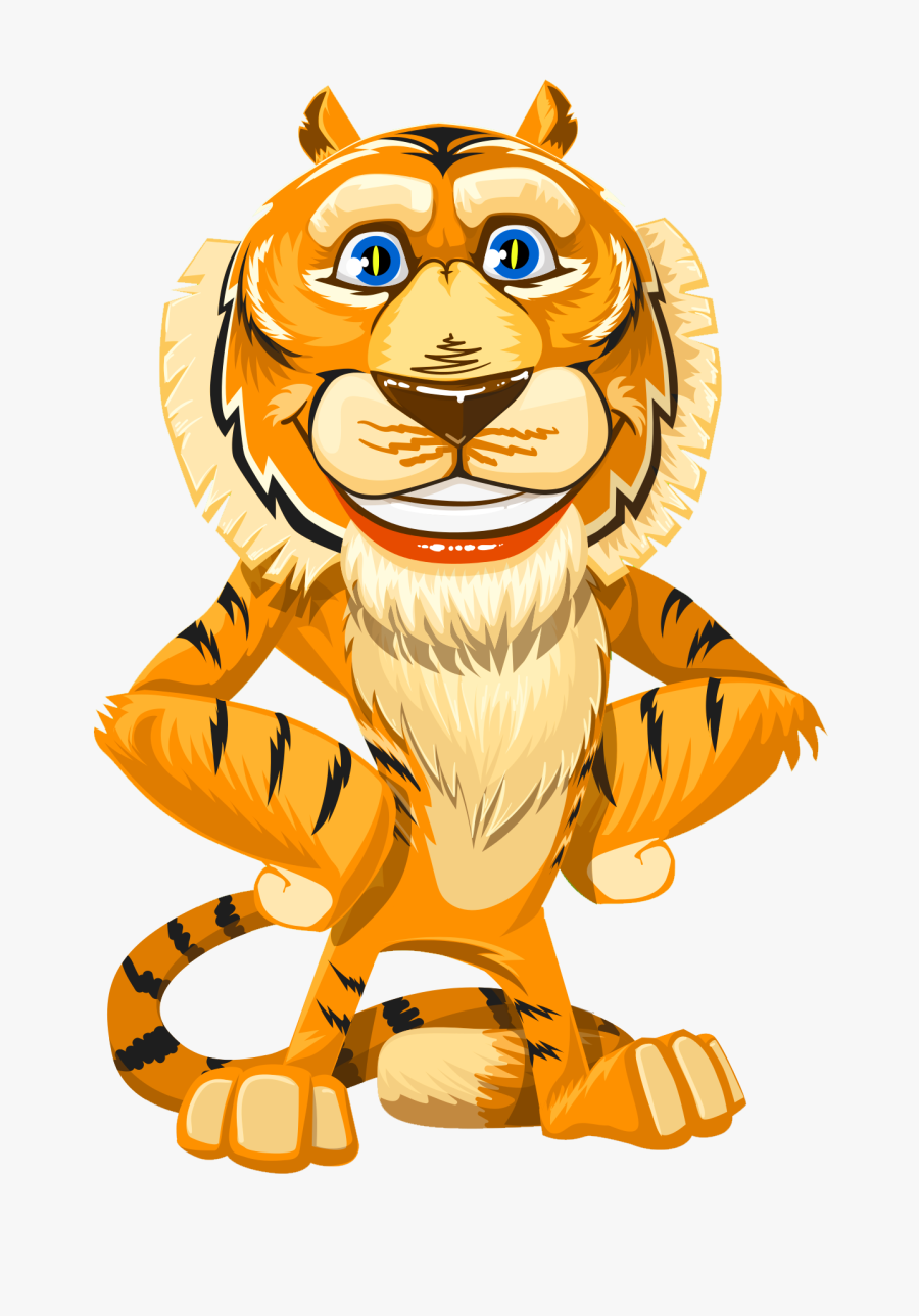 Vines Swirl Png Transparent Image - Tiger, Transparent Clipart