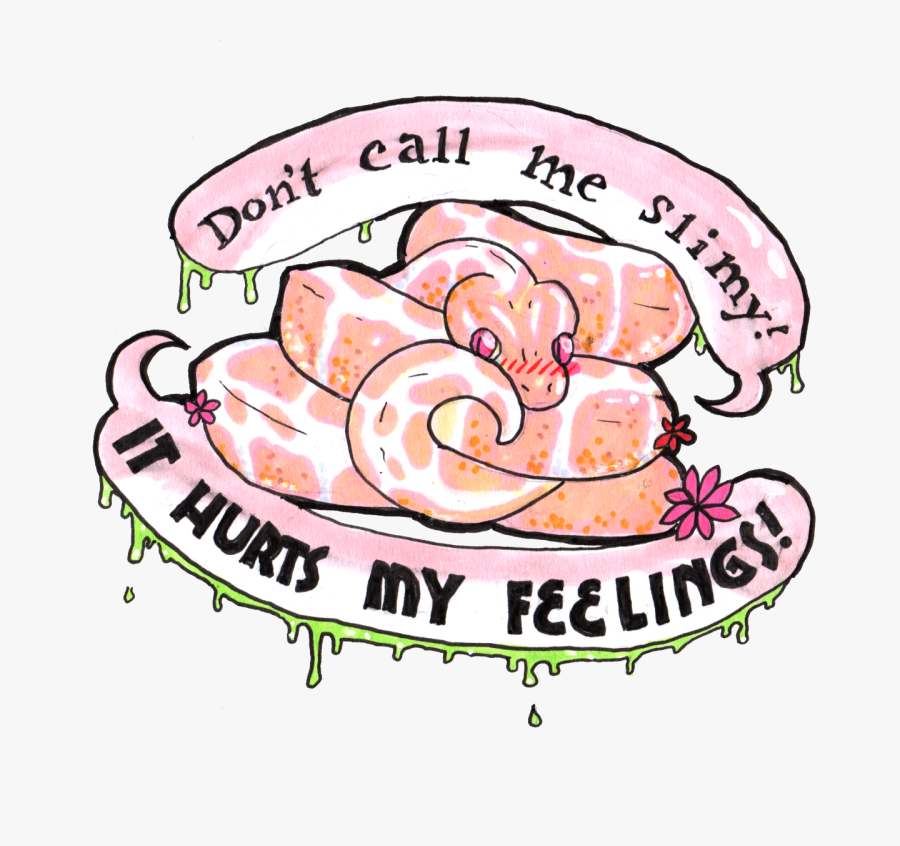 Snakes Are Cute Shnakes - Cute Ball Python Art, Transparent Clipart