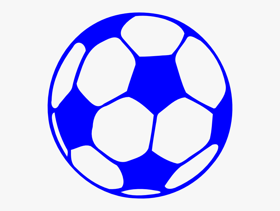 Blue Soccer Ball Svg Clip Arts - Blue Soccer Ball Clip Art, Transparent Clipart