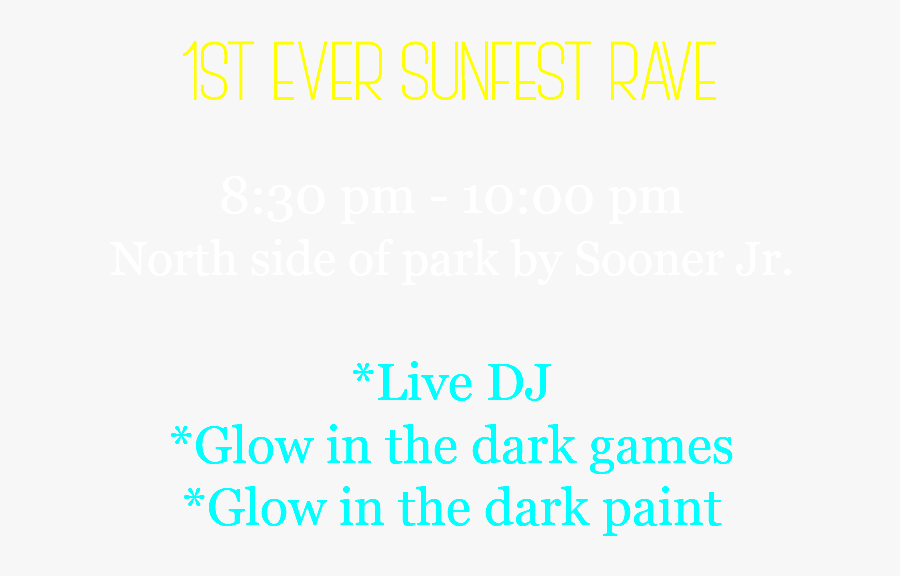 Saturday June 1st 1st Ever Sunfest Rave - Rule Of A Lady, Transparent Clipart