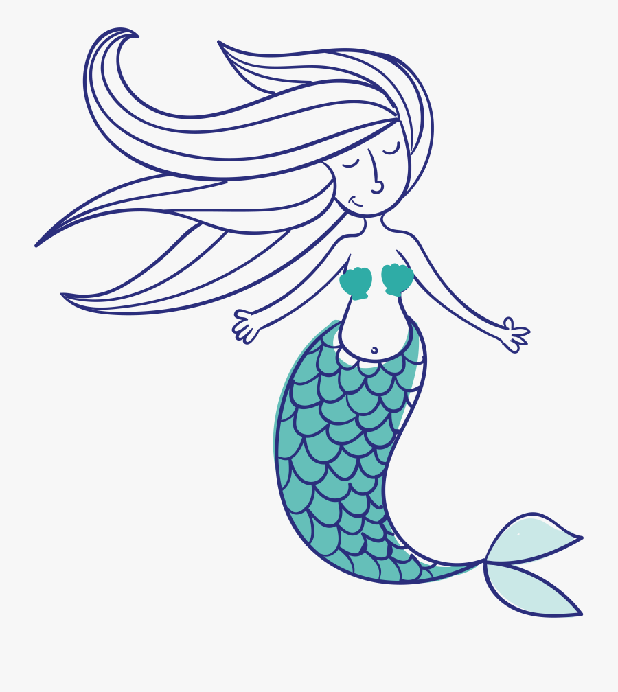 Euclidean Vector Mermaid Mythology Icon - Mermaid Mythology Clipart Png, Transparent Clipart