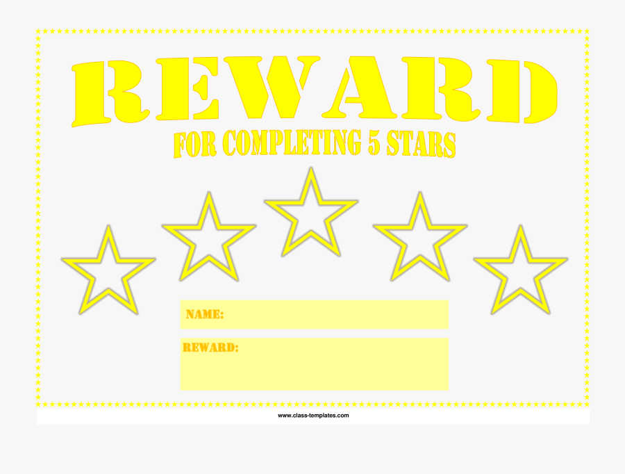 Clip Art Reward Template - Nicky Blackmarket Kartoons, Transparent Clipart