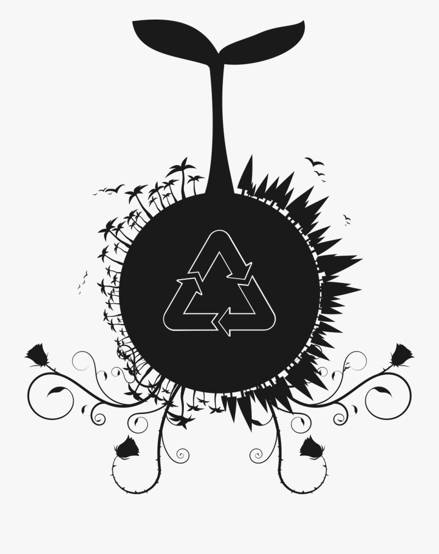 Silhouette Sustainability Plant Free Picture - Sustainability Silhouette, Transparent Clipart