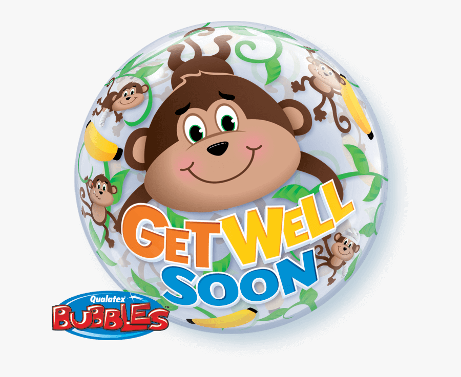Get Well Soon Monkey, Transparent Clipart