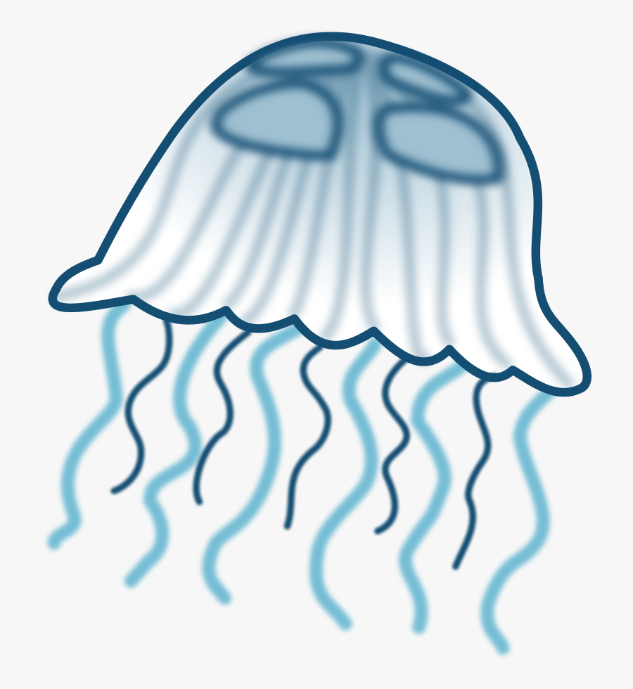 Jellyfish Clip Art - Transparent Background Jellyfish Clip Art, Transparent Clipart