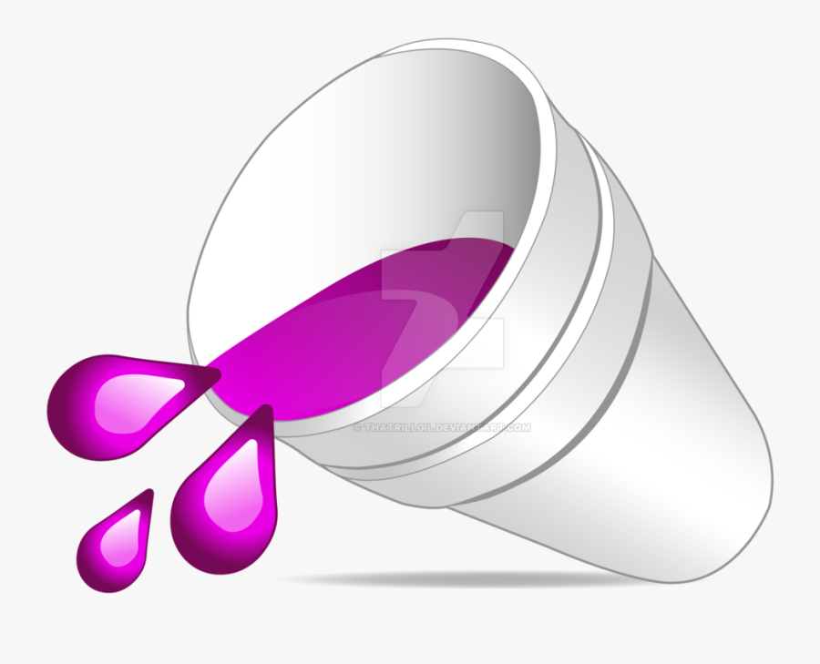 Purple Drank Emoji Codeine - Purple Lean Emoji, Transparent Clipart
