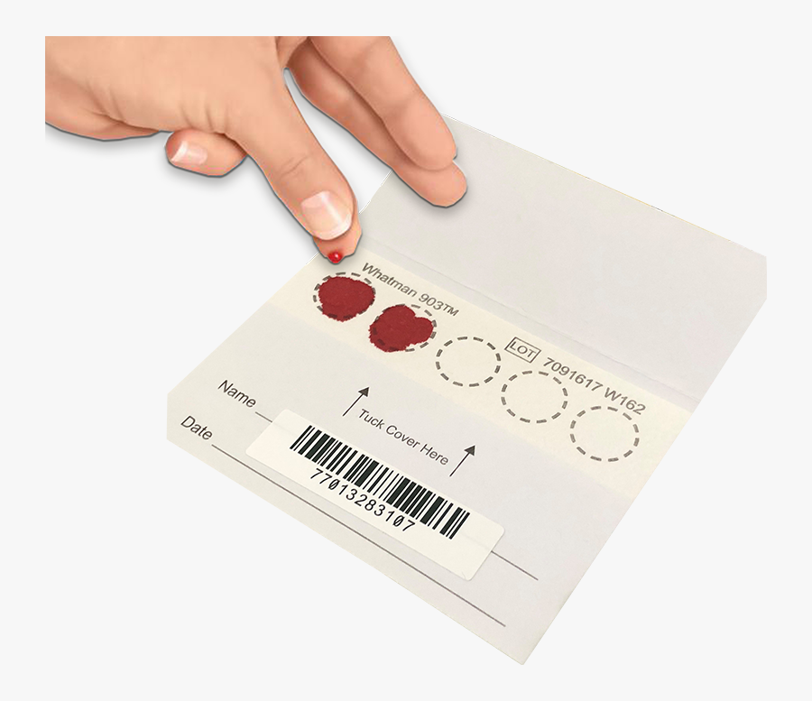 Vitas Dry Blood Test Kit - Illustration, Transparent Clipart