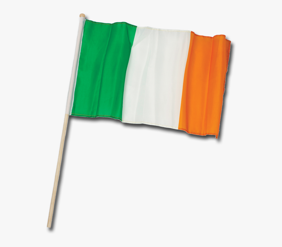 Blood Test Laboratory Ireland - Irish Flag Transparent On Pole, Transparent Clipart