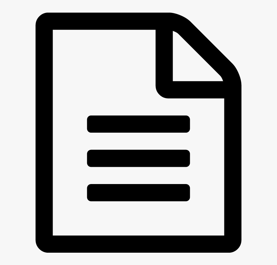 Text File Outlined Icon Symbol Vector Free Vector Silhouette - Db Migration Flyway, Transparent Clipart