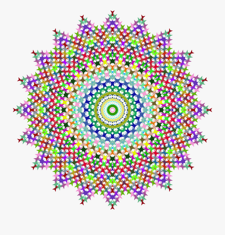 Prismatic Perforated Mandala No Background Clip Arts - Book, Transparent Clipart