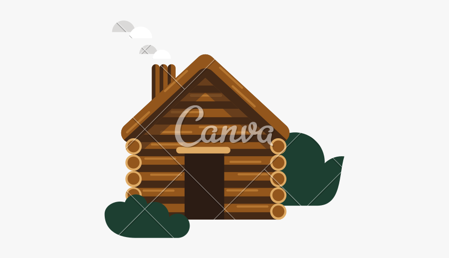 Cabin Vector - Illustration, Transparent Clipart