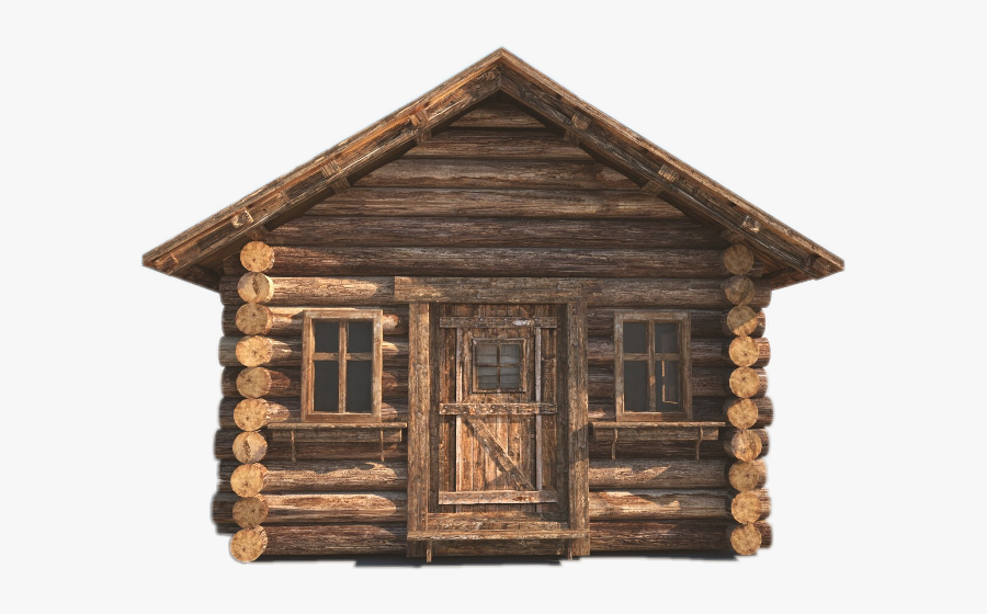 House Freetoedit - Log Cabin, Transparent Clipart