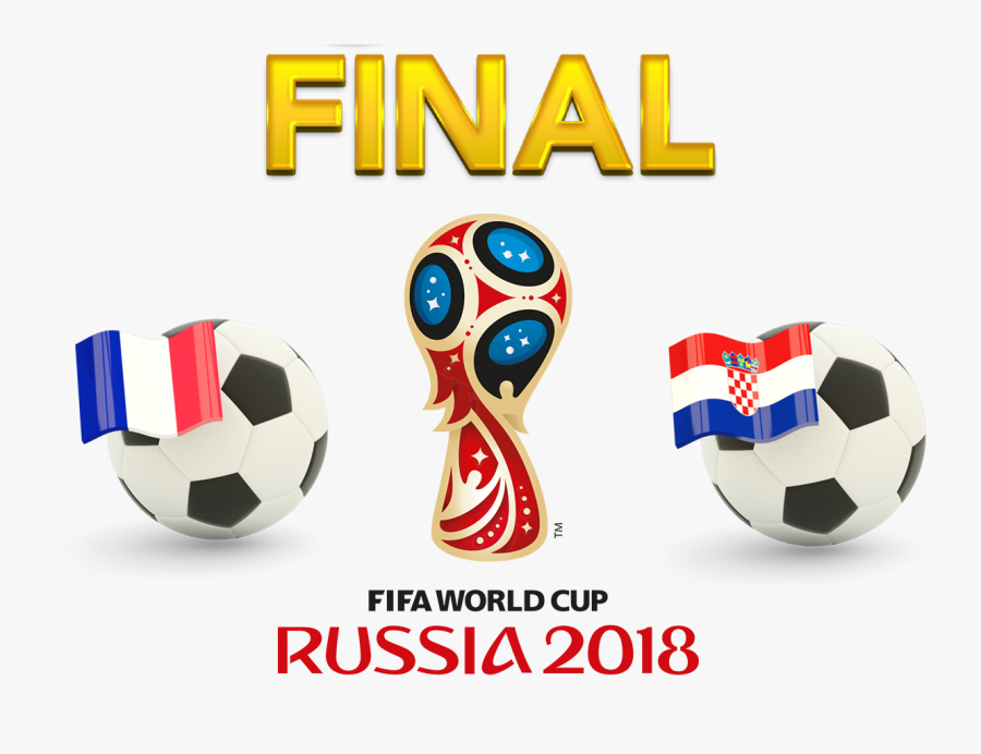 Fifa World Cup 2018 Final Match France Vs Croatia Png - 2018 Fifa World Cup, Transparent Clipart