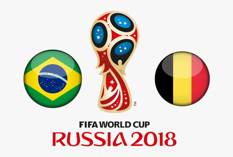 Fifa World Cup 2018 Quarter-finals Brazil Vs Belgium - 2018 Fifa World Cup, Transparent Clipart